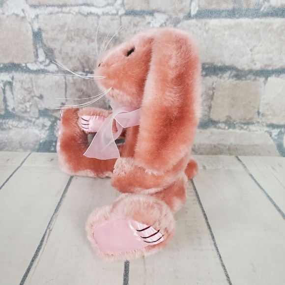 2/$25  Plush Bunny Peachy Rose 6.5" H - Picture 7 of 16